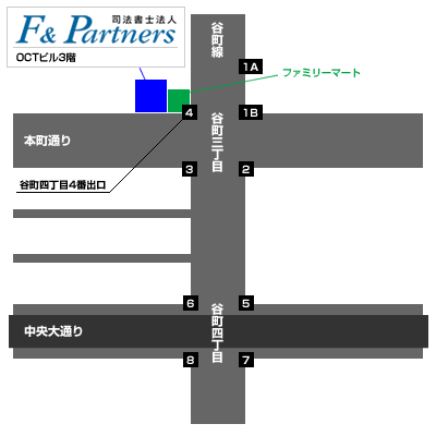 大阪事務所地図